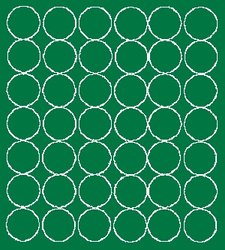 Naklejka koła 3 cm naklejki kółka kropki 42 szt zielony matowy