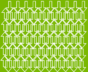 Naklejki strzałki, strzałka 3x2 cm 110 szt. limonkowy zielony matowy