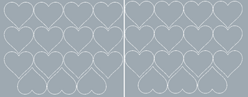 Naklejki serca walentynki 6 cm naklejka 30 sztuk  srebrny z połyskiem