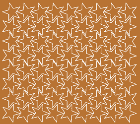 Naklejki gwiazdki 3 cm gwiazdy samoprzylepne 72 szt. miedziany matowy