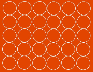 Naklejka koła 8 cm naklejki kropki 30 szt. pomarańczowy matowy