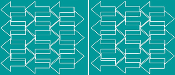 Naklejka strzałki 7x4,5cm 42 szt naklejki turkusowy z połyskiem