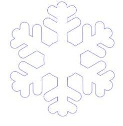 Naklejki na okno płatki śniegu śnieżynki 20 sztuk 4 cm.