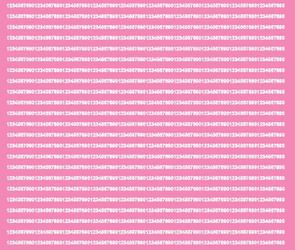 Naklejka cyfry samoprzylepne 3 mm naklejki różowy z połyskiem