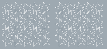 Naklejki gwiazdki 5 cm gwiazdy samoprzylepne 50 szt. srebrny z połyskiem