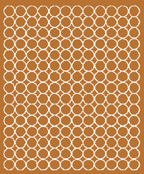 Naklejki koła 1.5 cm kółka grochy kropki 180 szt. miedziany matowy