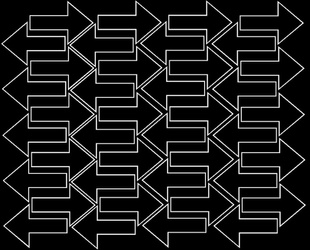 Naklejka strzałki 10x7cm 40 sztuk naklejki czarny matowy