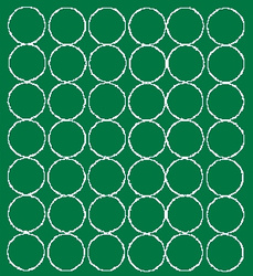 Naklejka koła 3 cm naklejki kółka  kropki 42 szt zielony połysk