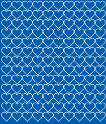 Naklejki serca walentynki 2 cm naklejka 130 szt niebieski matowy