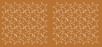 Naklejki gwiazdki 5 cm gwiazdy samoprzylepne 50 szt. miedziany z połyskiem