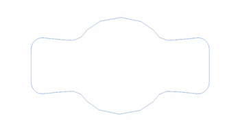 Etykieta na słoik 7x4 cm na przetwory 72 szt. biały matowy