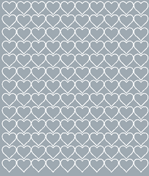 Naklejki serca walentynki 2 cm naklejka 130 sztuk  srebrny matowy