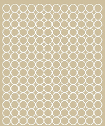 Naklejka koła 1,5 cm naklejki kółka kropki 180szt. beżowy matowy