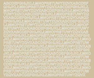 Naklejka litery samoprzylepne 7 mm naklejki beżowy z połyskiem