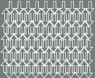 Naklejka strzałki 3x2cm 110 sztuk naklejki szary matowy