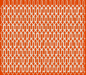 Naklejka strzałki 1x2cm 340 sztuk naklejki pomarańczowy połysk