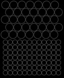 Naklejka na rower kask grochy naklejki koła 119 szt czarny połysk