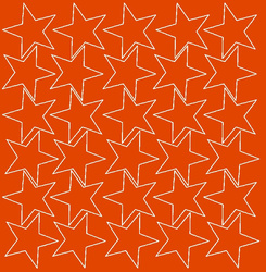 Naklejki gwiazdki 10 cm gwiazdy samoprzylepne 30 szt. pomarańczowy matowy