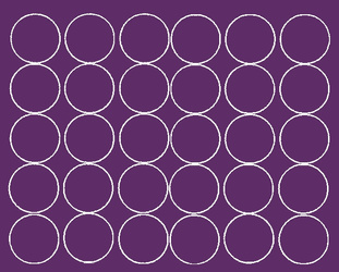 Naklejka koła 8 cm naklejki kółka kropki 30 szt fioletowy połysk