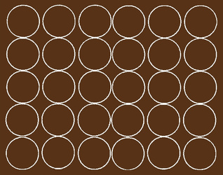 Naklejka koła 8 cm naklejki kółka kropki 30 sztuk brązowy matowy