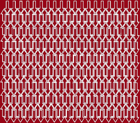 Naklejka strzałki 1x2cm 340 szt naklejki ciemno czerwony połysk