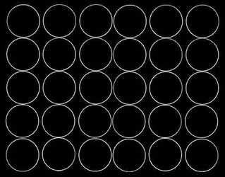 Naklejka koła 8 cm naklejki kółka kropki 30 sztuk czarny matowy