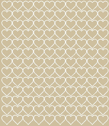 Naklejki serca walentynki 2 cm naklejka 130 sztuk beżowy połysk