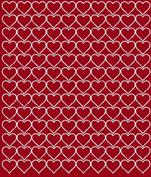 Naklejki serca walentynki 2 cm 130 szt ciemno czerwony matowy.