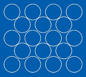 Naklejka koła 10 cm naklejki kółka kropki 18 szt niebieski połysk