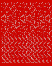 Naklejka na rower kask naklejki gwiazdki 124 szt czerwony połysk