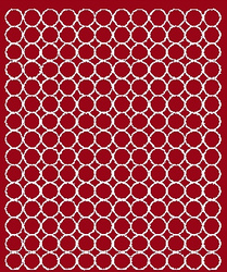 Naklejka koła 1,5cm naklejki kropki 180szt ciemno czerwony matowy