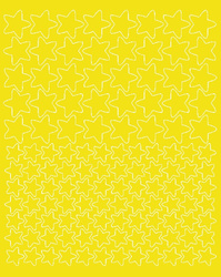 Naklejka na rower kask naklejki gwiazdki 124 sztuk żółty matowy.