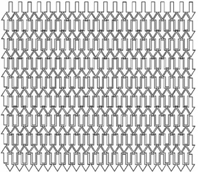 Naklejka strzałki 1x2cm 340 sztuk naklejki biały matowy