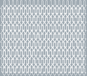 Naklejki strzałki, strzałka 1x2 cm 340 szt. srebrny matowy