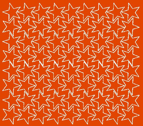 Naklejki gwiazdki 3 cm gwiazdy samoprzylepne 72 szt. pomarańczowy z połyskiem