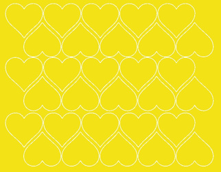 naklejki serca walentynki 4 cm naklejka 30 sztuk żółty matowy