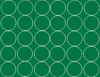 Naklejka koła 7 cm naklejki kółka kropki 30 sztuk zielony matowy