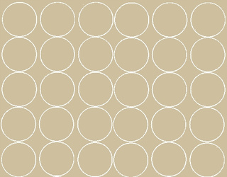 Naklejka koła 7 cm naklejki kółka kropki 30 sztuk beżowy połysk